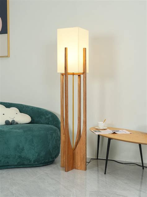 Fairbanks Floor Lamp | Modern floor lamps, Floor lamp, Wood floor lamp