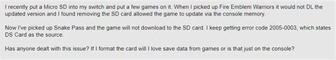 Image result for Support.Nintendo.com Switch Error Code 2005 0003