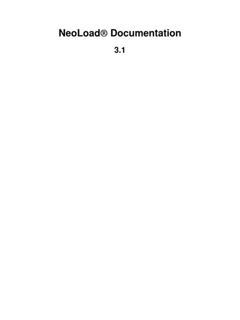 NeoLoad Tutorial 的图像结果