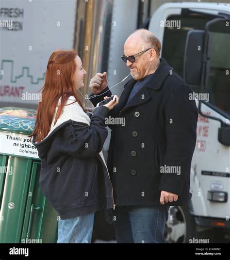 New York - NY - 12/23/2019- Louis C.K. and daughter Mary Louise Szekely ...