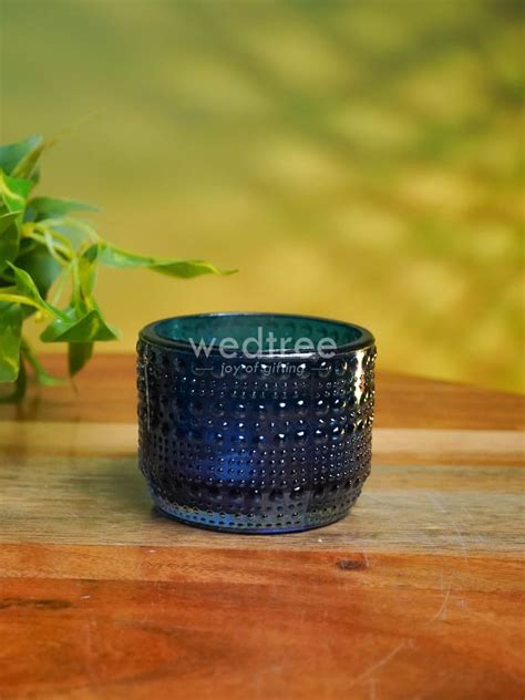 Bubble textured Votive (3 Inch) - Set of 2 - WL0503 – Wedtree