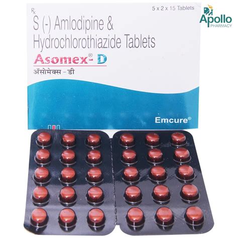 Asomex-D Tablet 15's Price, Uses, Side Effects, Composition - Apollo ...