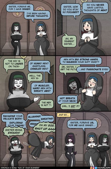 Veronica and Mona: 'Nun of your Business' by DoctorLoops on DeviantArt