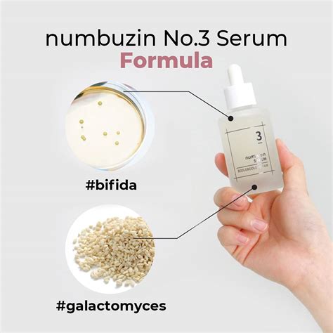 Buy numbuzin No.3 தோல் மென்மையாக்குதல் சீரம் 1.69fl oz / 50ml | Bifida ...