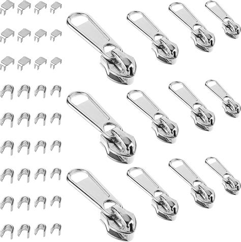 Amazon.com: Andibro Zipper Repair Kit, 12 Pcs Thickened Zipper Pulls ...