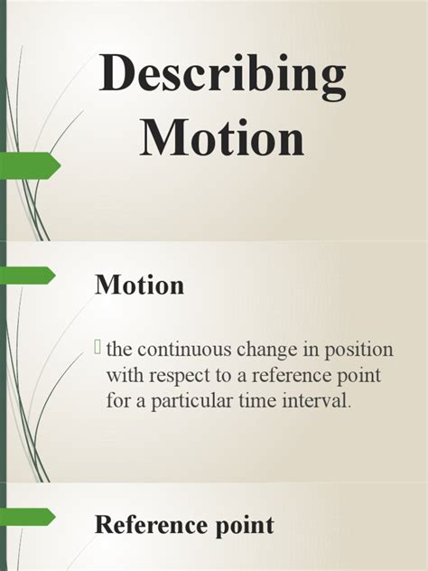 Describing Motion 的图像结果
