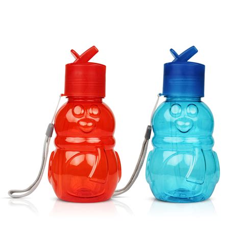 Pengui Sipper Cap Kids Bottle 500ml (0.5L) – Pack of 2 | Fun, Spill ...