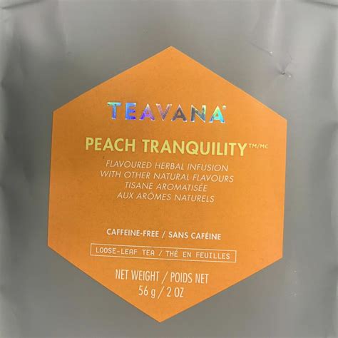 🍑🌈 🍑 NEW! 2 OZ TEAVANA PEACH TRANQUILITY HERBAL FACTORY SEALED TEA ...
