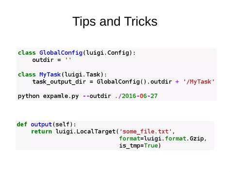 Python Luigi Task 的图像结果