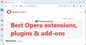Image result for Extensions Opera
