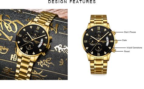 NIBOSI Watch for Men Fashion Business Men Watches Ultra-Thin Waterproof ...