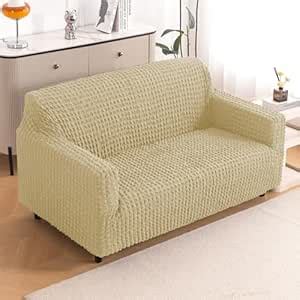 HOKIPO 'Aria Nova' 280 GSM Elastic 2 Seater Bubble Sofa Cover ...