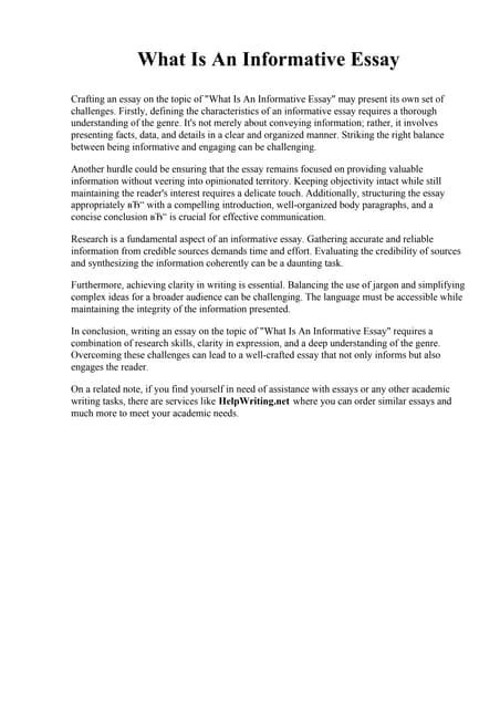 Informative Essay Sample 的图像结果