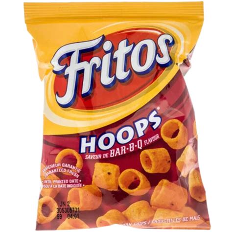 FRITOS BBQ HOOPS CORN CHIPS 90g – Canteen Canada