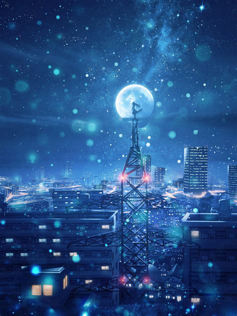 Anime Cityscape Wallpapers - Top Free Anime Cityscape Backgrounds ...