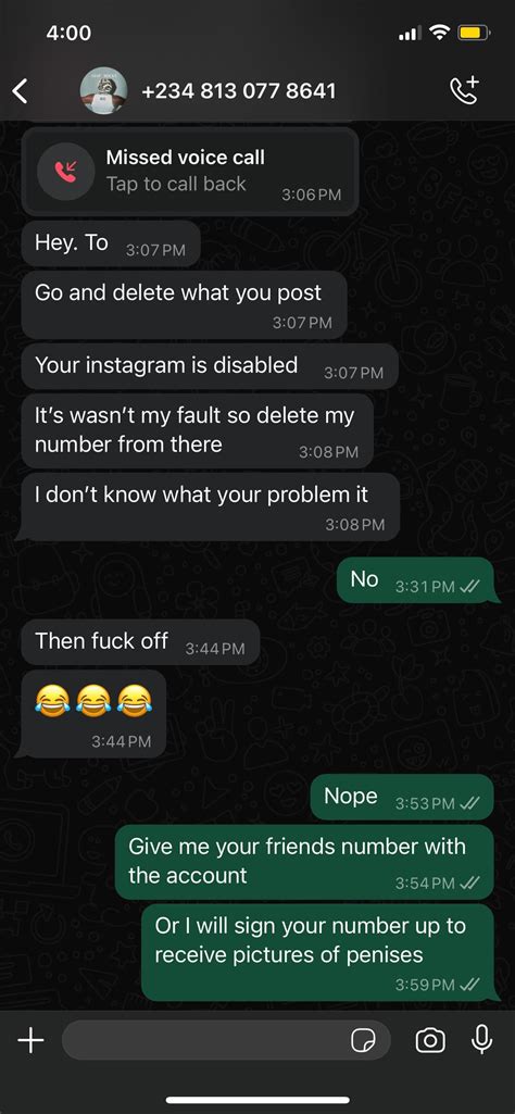 Scammer angry I posted his number to Reddit : r/ScamNumbers