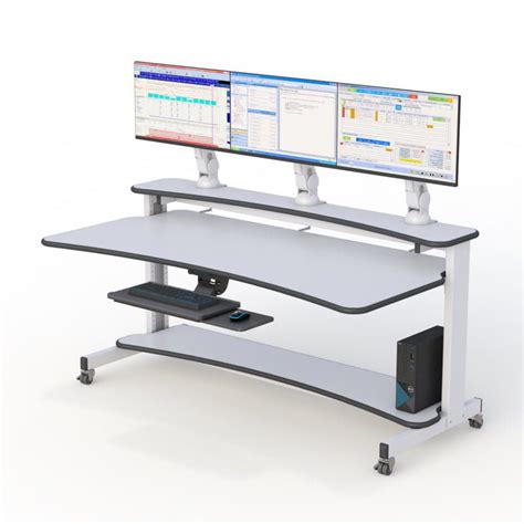 Image result for Three Monitor Computer Stations