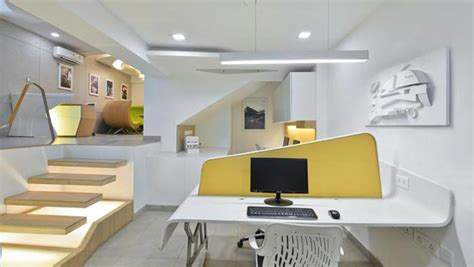 小型设计院办公室装修设计案例效果图_岚禾办公空间设计