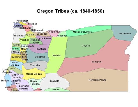 Oregon Native Tribes Map: Explore Tribal Lands & History