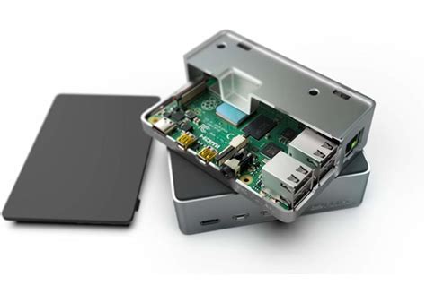 Image result for Flirc Raspberry Pi 4 Case Silver