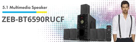 Zebronics ZEB-BT6590RUCF Wireless Bluetooth Multimedia Speaker With ...