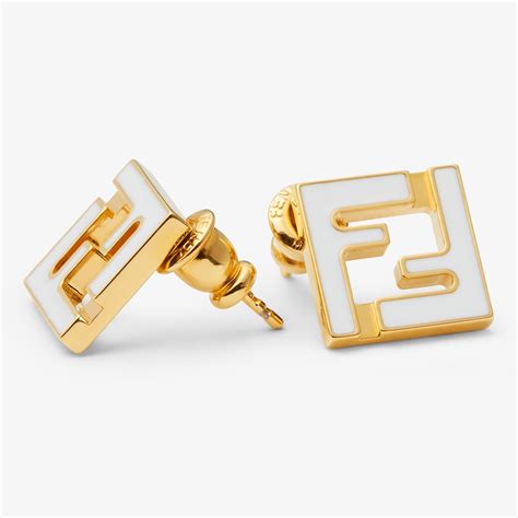 Orecchini Forever Fendi Finitura oro Bianco | Fendi