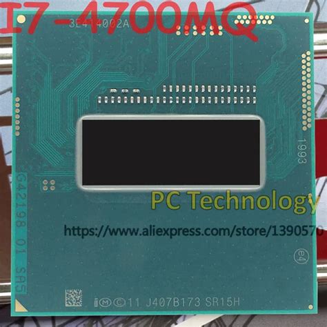 Original Intel Core I7-4700MQ SR15H CPU I7 4700MQ processor 2.40GHz-3 ...