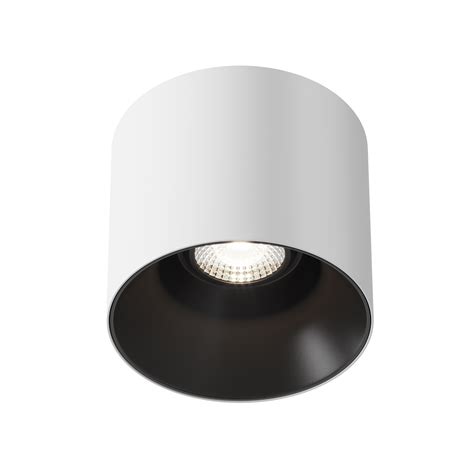 Plafonnier Soffitto Alfa LED Noir et blanc Aluminium et plastique IP 20 ...