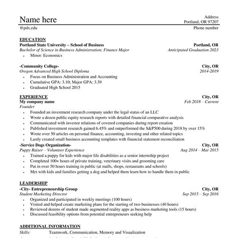 Wso Resume Template, Web create from scratch show off your ...