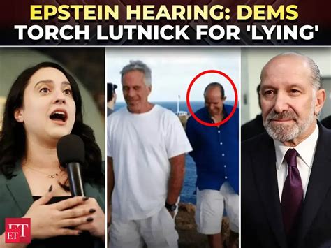 'PATHOLOGICAL LIAR': Dems accuse Lutnick of Epstein ‘cover-up' as James ...