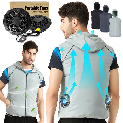 Buy Cooling Vest for Men Women - Wearable Fan Cool Vest Air Conditioned ...