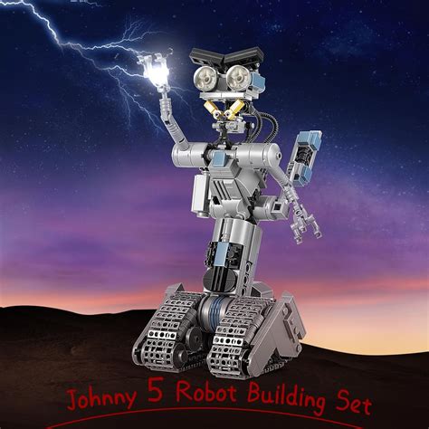 Johnny 5 Robot Building Set, compatible con Lego Short Circuit Open ...