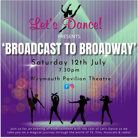 Lets Dance - Broadcast to Broadway, Weymouth Pavilion, The Esplanade ...