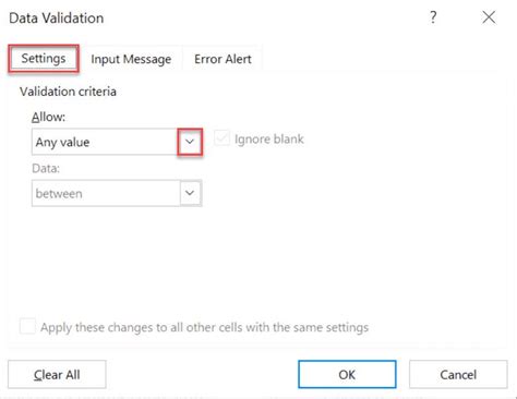 Image result for Excel Creating Drop Down Box
