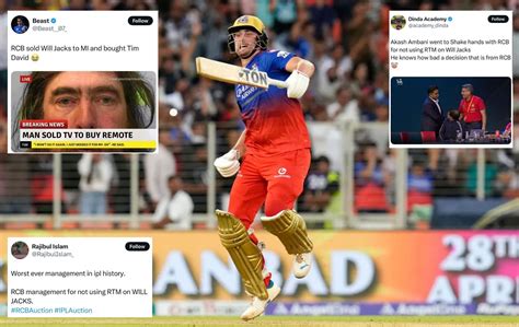 "Can't understand the thinking process" - Fans react as RCB don't use ...