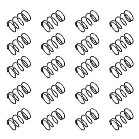 uxcell Compression Spring - 1.2mm Wire Dia, 15mm OD, 25mm Free Length ...