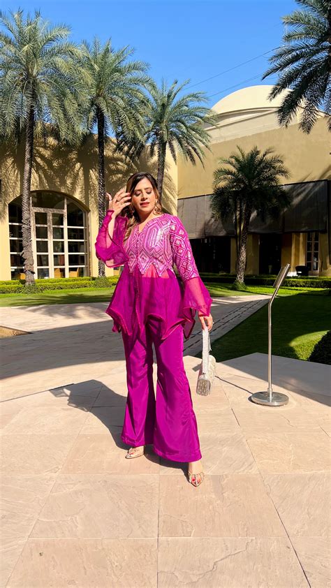 Violet Co-Ord – Lakhina Couture