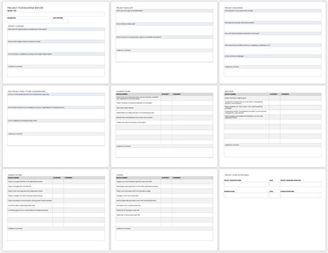 Free Project Post-mortem Templates | Smartsheet