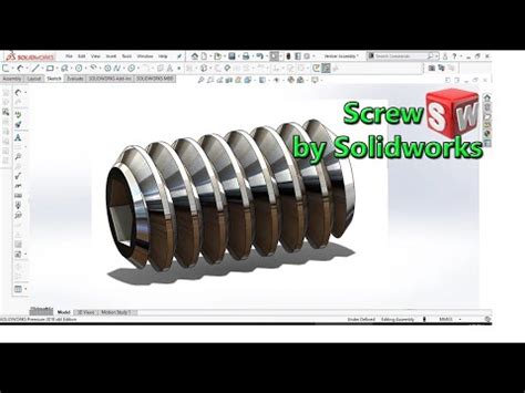 Image result for SolidWorks Machine Screw Tutorial