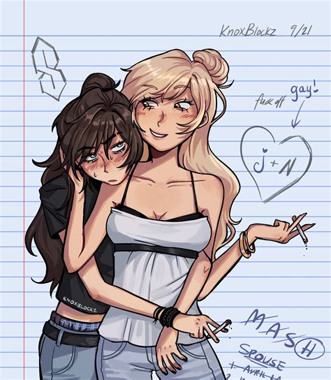 nicole and jecka (class of 09) drawn by knoxblockz | Danbooru