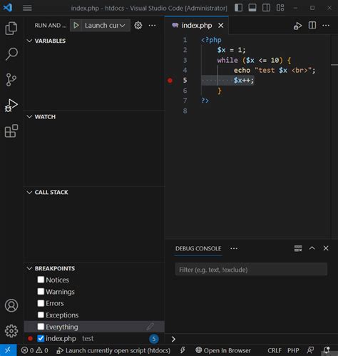 Image result for Conectar Xampp Con Visual Studio Code