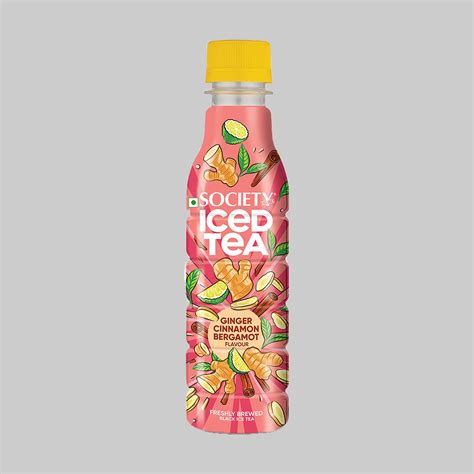 Buy Ginger Iced Tea Bottle - 250ml | Best Iced Tea Online | Society ...