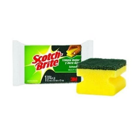 ESPONJA SCOTCH BRITE MULTIUSO VERDE Y AMARILLA