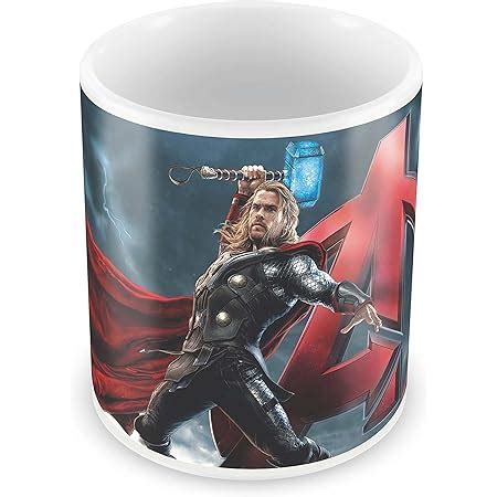 Marvel Ceramic Avengers - Thor Round Mug (350 Ml, Multicolor) : Amazon ...