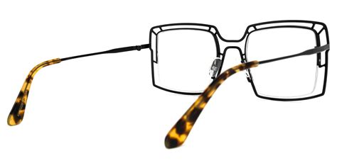 Kapri Square Black Glasses | Zeelool Glasses
