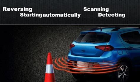 RKPSP Increased Safety for passengers Car Black Parking Sensor LED ...