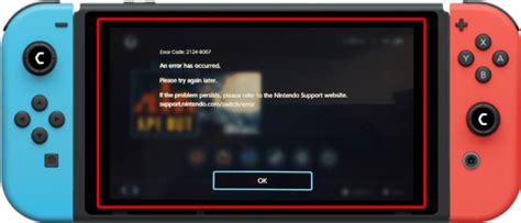 Image result for Nintendo Switch Error Code 2124 8007