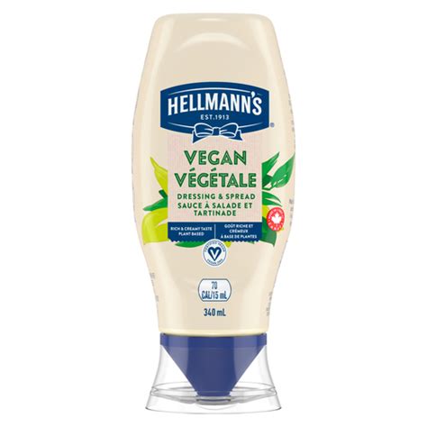 Buy Hellmann's Vegan Mayonnaise Dressing & Spread 340 ml | Sobeys Inc.