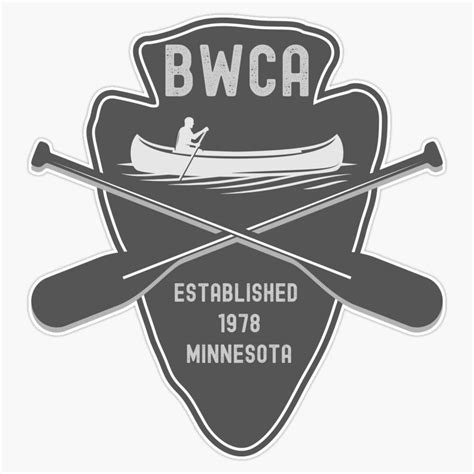 Bwca Boundary Waters Canoe Area Sticker Vinyl Decal Wall Laptop Window ...