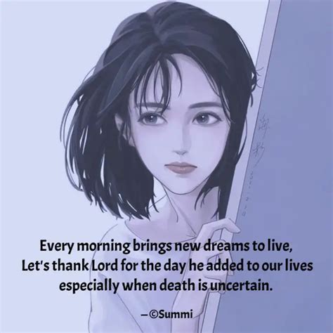 Every morning brings new ... | Quotes & Writings by Ar. Smitha | YourQuote